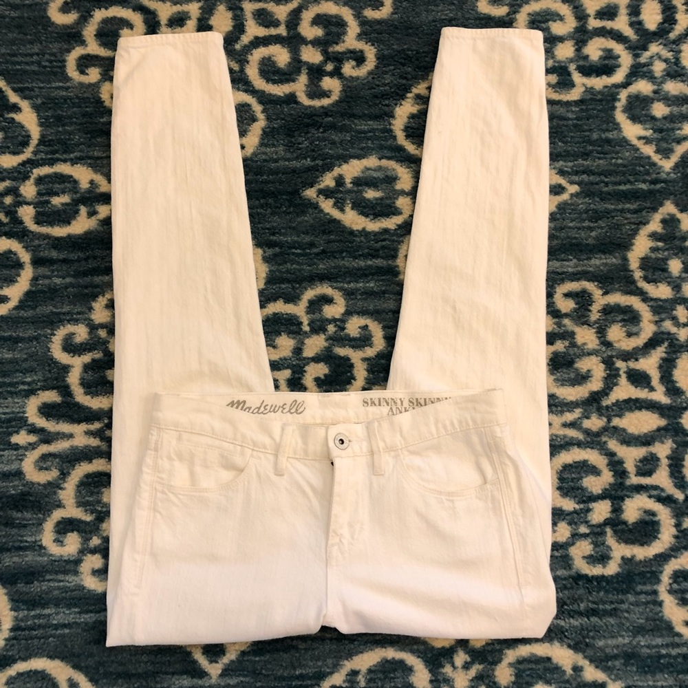 Madewell Skinny Skinny Ankle size 27 white